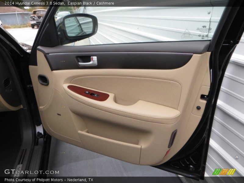 Caspian Black / Cashmere 2014 Hyundai Genesis 3.8 Sedan