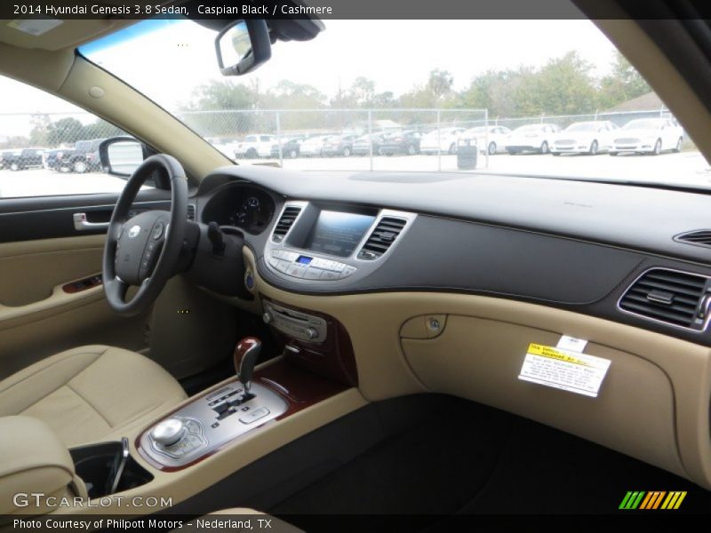 Caspian Black / Cashmere 2014 Hyundai Genesis 3.8 Sedan