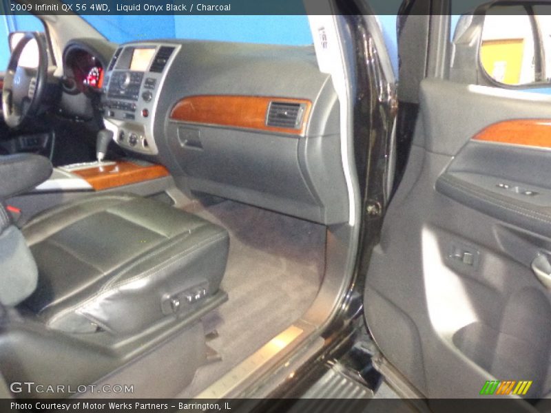 Liquid Onyx Black / Charcoal 2009 Infiniti QX 56 4WD
