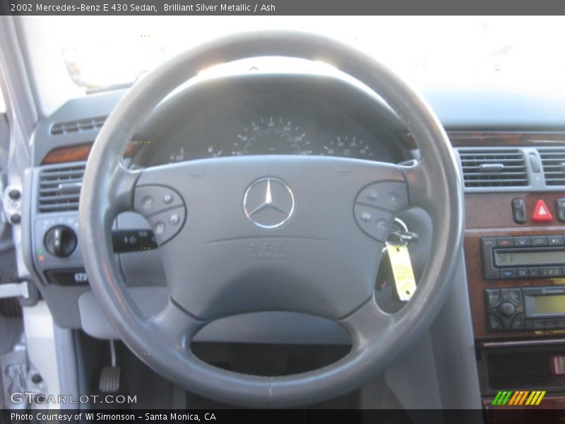 Brilliant Silver Metallic / Ash 2002 Mercedes-Benz E 430 Sedan