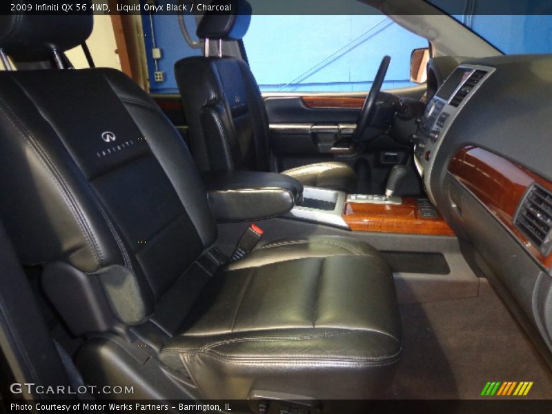 Liquid Onyx Black / Charcoal 2009 Infiniti QX 56 4WD