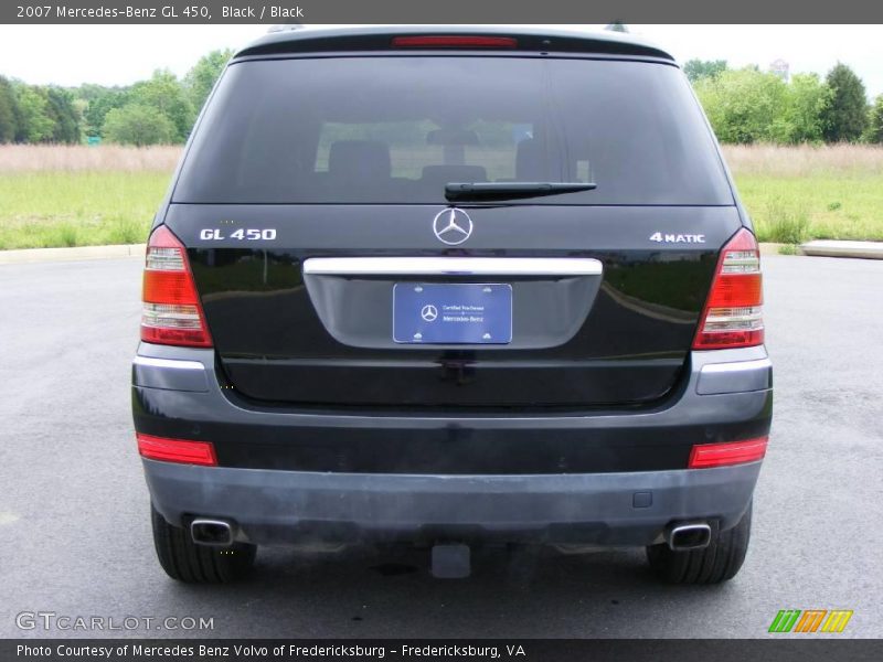 Black / Black 2007 Mercedes-Benz GL 450