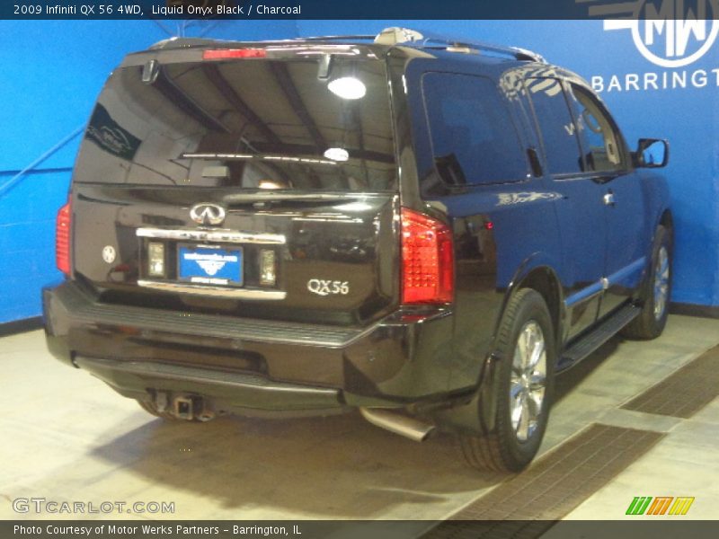 Liquid Onyx Black / Charcoal 2009 Infiniti QX 56 4WD