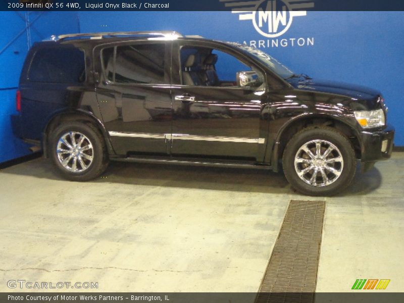 Liquid Onyx Black / Charcoal 2009 Infiniti QX 56 4WD