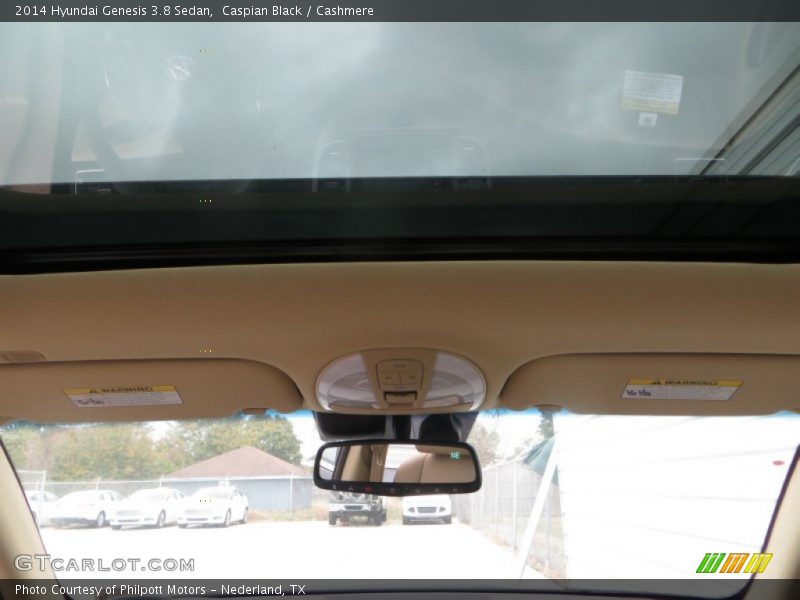 Caspian Black / Cashmere 2014 Hyundai Genesis 3.8 Sedan