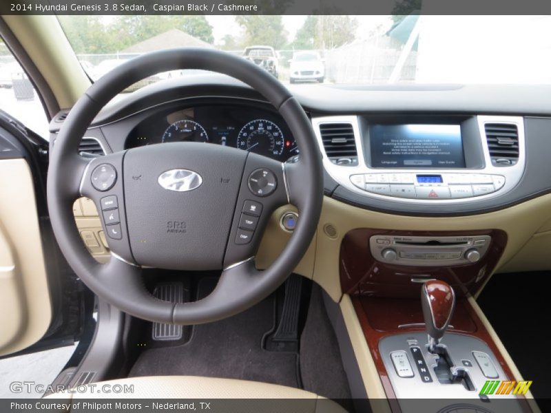 Caspian Black / Cashmere 2014 Hyundai Genesis 3.8 Sedan