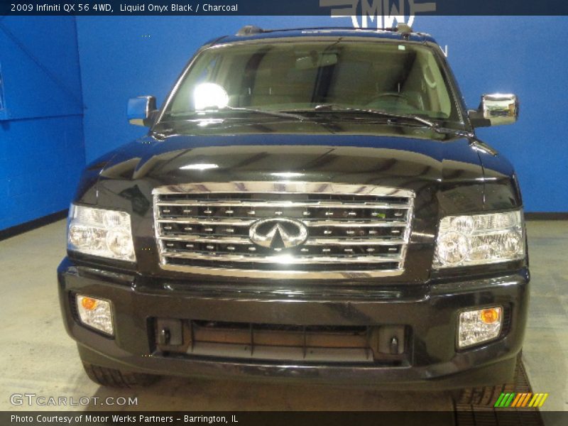 Liquid Onyx Black / Charcoal 2009 Infiniti QX 56 4WD