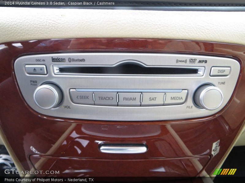 Caspian Black / Cashmere 2014 Hyundai Genesis 3.8 Sedan