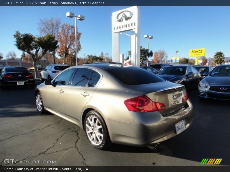 Smokey Quartz / Graphite 2010 Infiniti G 37 S Sport Sedan