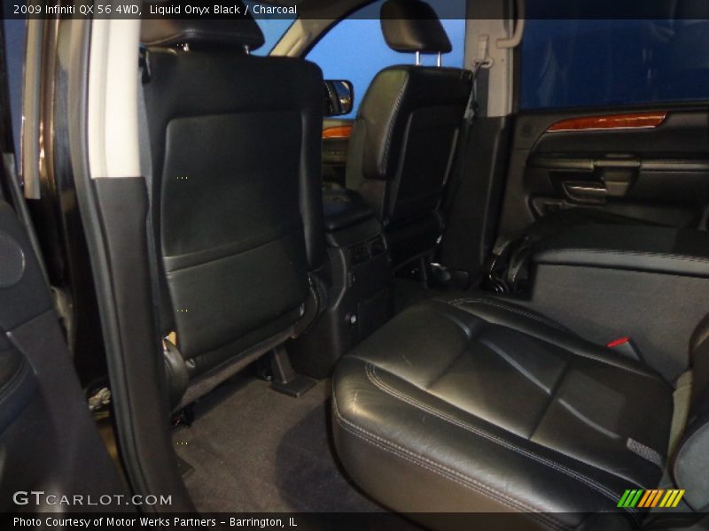 Liquid Onyx Black / Charcoal 2009 Infiniti QX 56 4WD