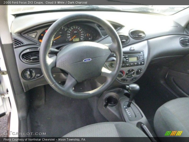 Cloud 9 White / Dark Charcoal 2000 Ford Focus ZX3 Coupe