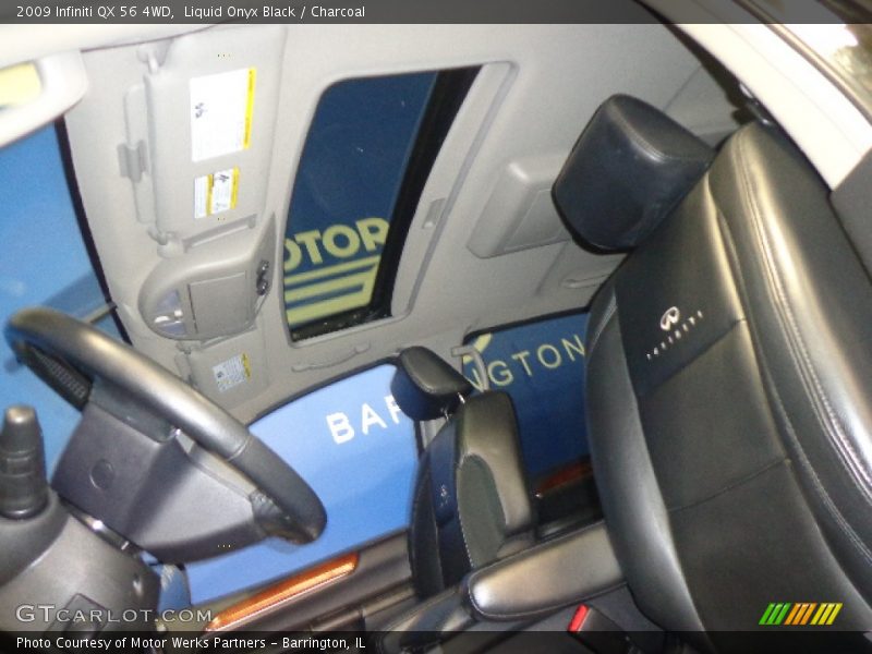 Liquid Onyx Black / Charcoal 2009 Infiniti QX 56 4WD
