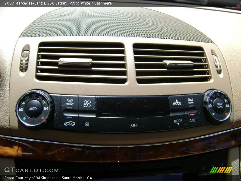 Arctic White / Cashmere 2007 Mercedes-Benz E 350 Sedan