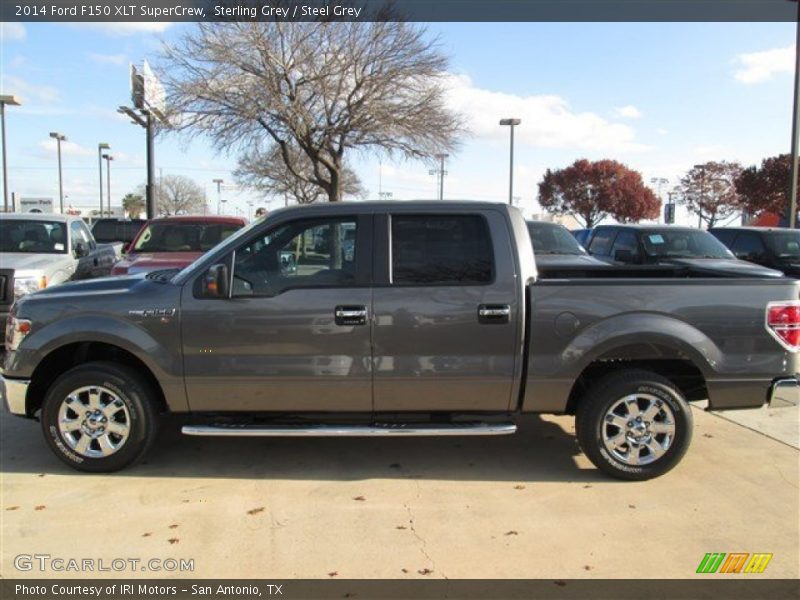 Sterling Grey / Steel Grey 2014 Ford F150 XLT SuperCrew