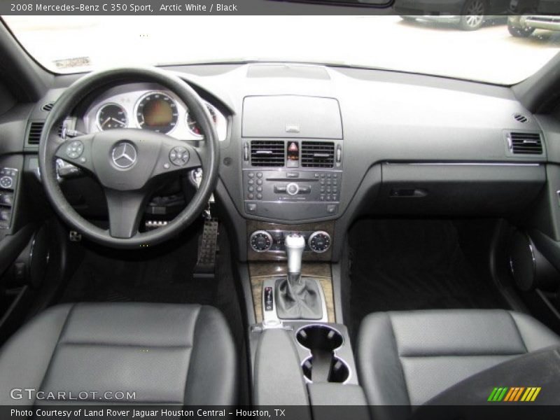 Arctic White / Black 2008 Mercedes-Benz C 350 Sport