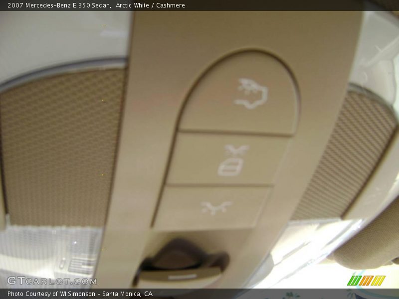 Arctic White / Cashmere 2007 Mercedes-Benz E 350 Sedan