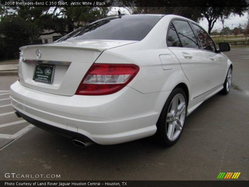 Arctic White / Black 2008 Mercedes-Benz C 350 Sport