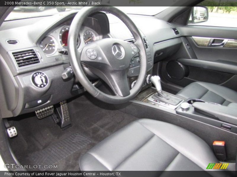 Arctic White / Black 2008 Mercedes-Benz C 350 Sport