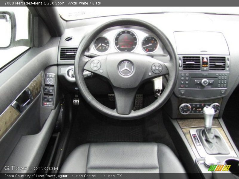 Arctic White / Black 2008 Mercedes-Benz C 350 Sport