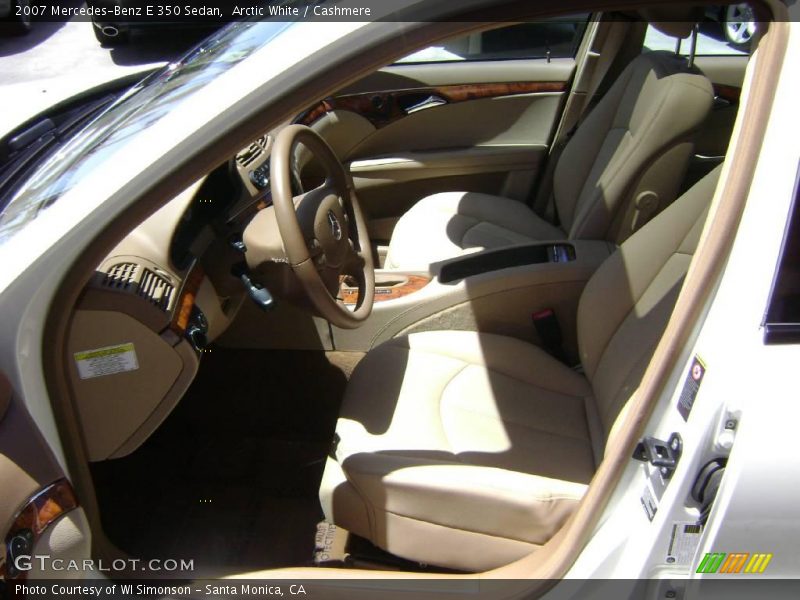 Arctic White / Cashmere 2007 Mercedes-Benz E 350 Sedan