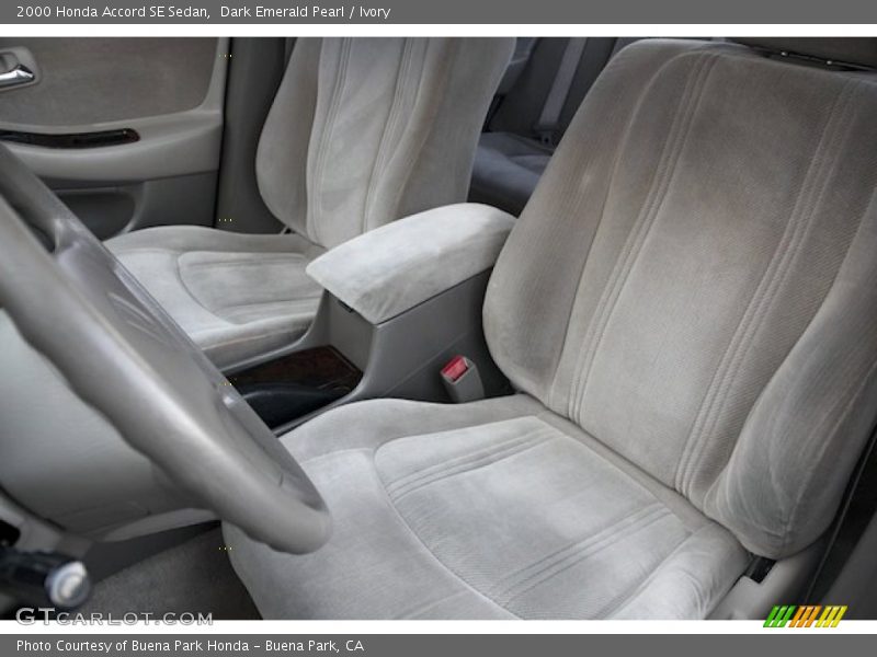 Dark Emerald Pearl / Ivory 2000 Honda Accord SE Sedan