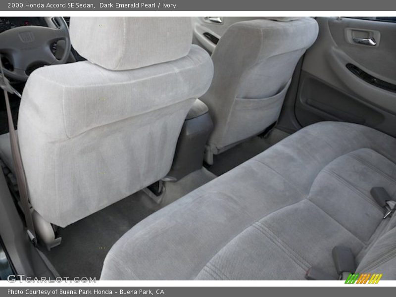 Dark Emerald Pearl / Ivory 2000 Honda Accord SE Sedan