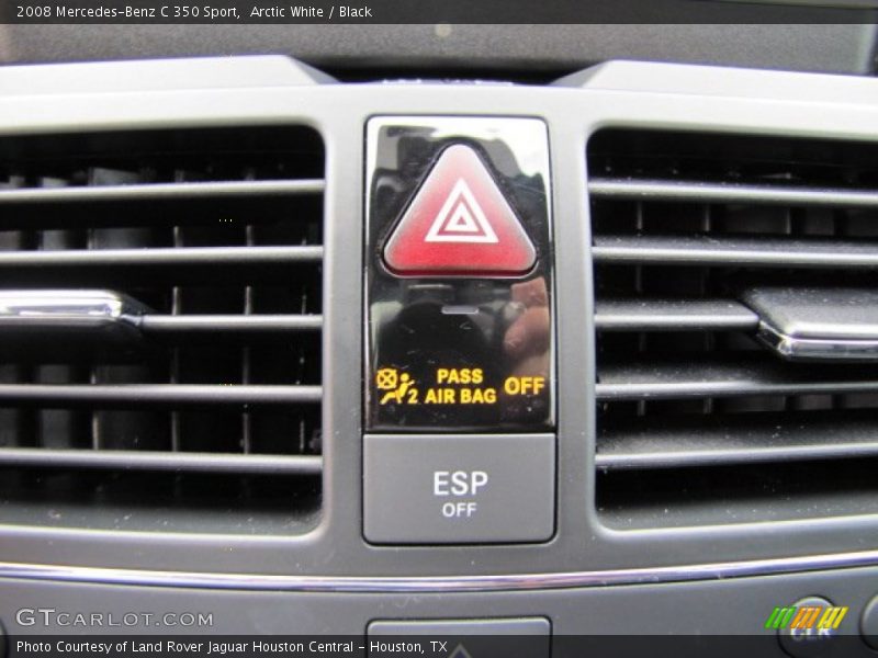 Arctic White / Black 2008 Mercedes-Benz C 350 Sport
