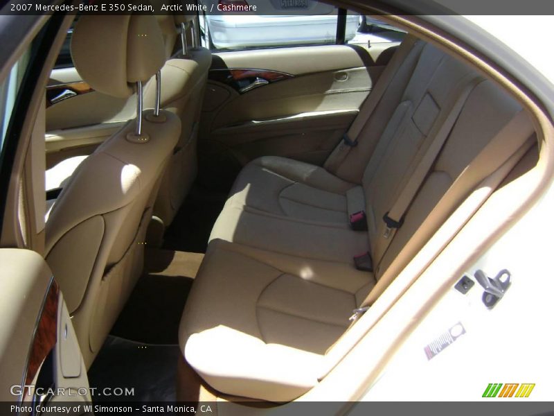 Arctic White / Cashmere 2007 Mercedes-Benz E 350 Sedan