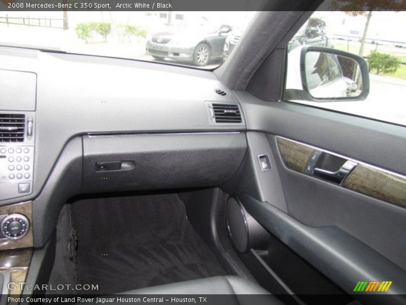 Arctic White / Black 2008 Mercedes-Benz C 350 Sport