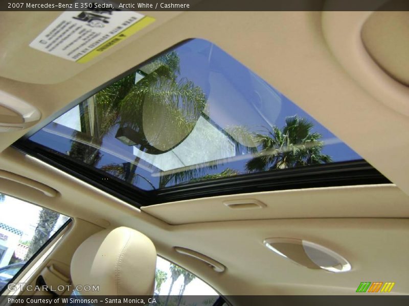 Arctic White / Cashmere 2007 Mercedes-Benz E 350 Sedan