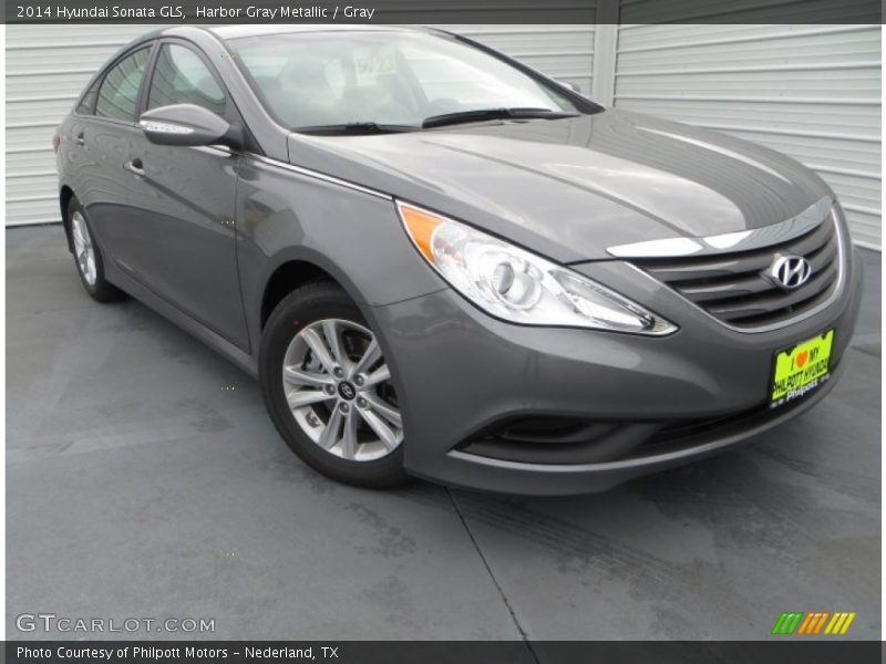 Harbor Gray Metallic / Gray 2014 Hyundai Sonata GLS