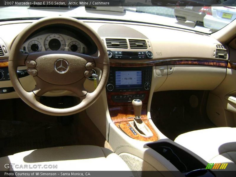 Arctic White / Cashmere 2007 Mercedes-Benz E 350 Sedan