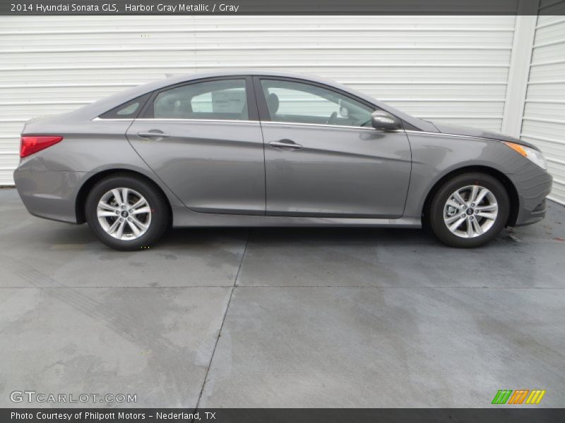 Harbor Gray Metallic / Gray 2014 Hyundai Sonata GLS