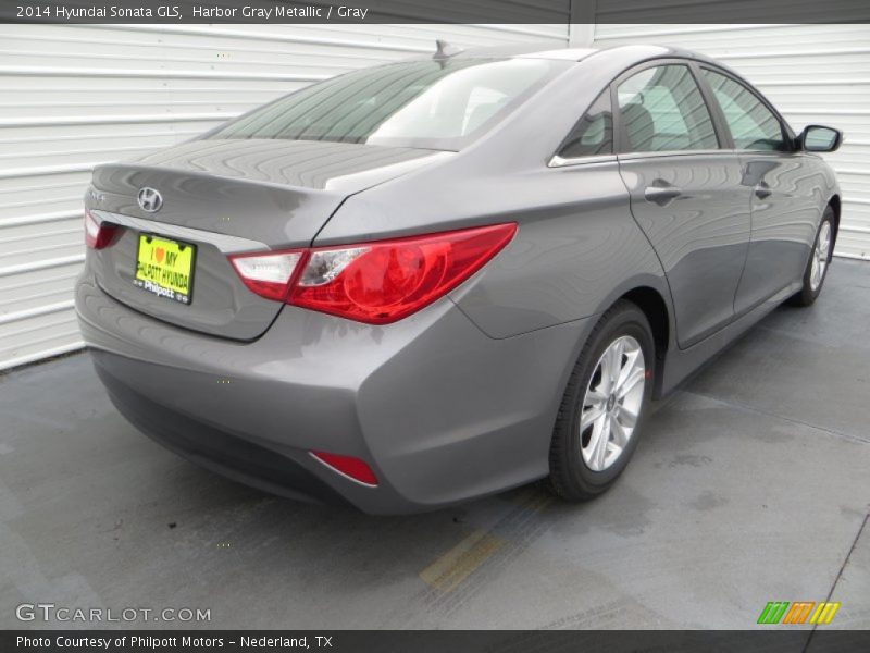 Harbor Gray Metallic / Gray 2014 Hyundai Sonata GLS