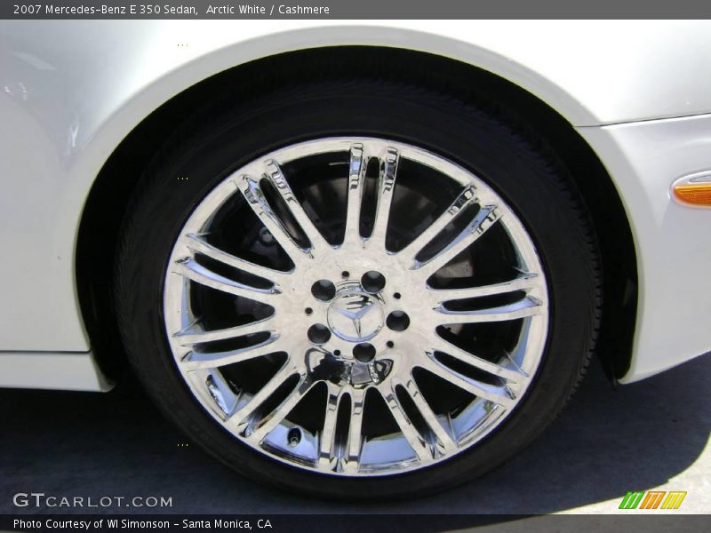 Arctic White / Cashmere 2007 Mercedes-Benz E 350 Sedan