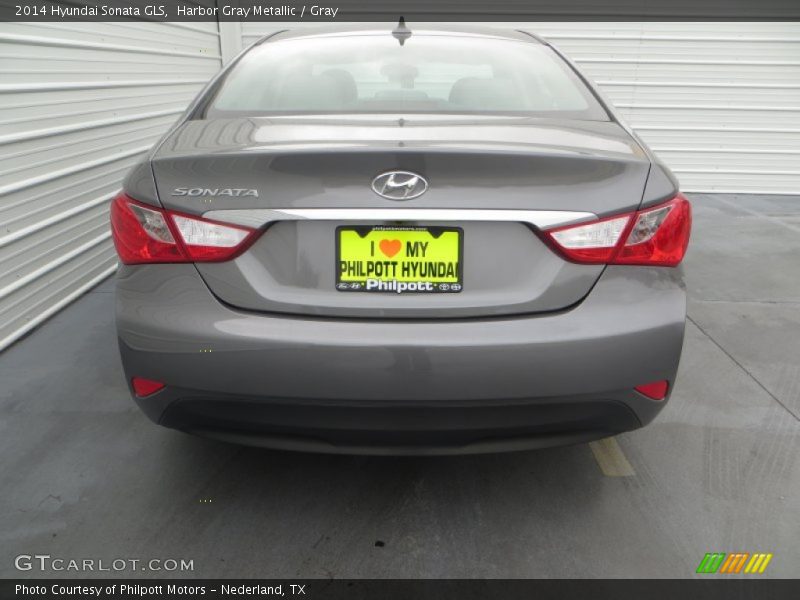 Harbor Gray Metallic / Gray 2014 Hyundai Sonata GLS