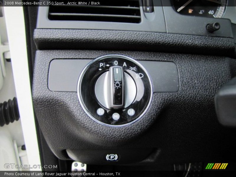 Arctic White / Black 2008 Mercedes-Benz C 350 Sport