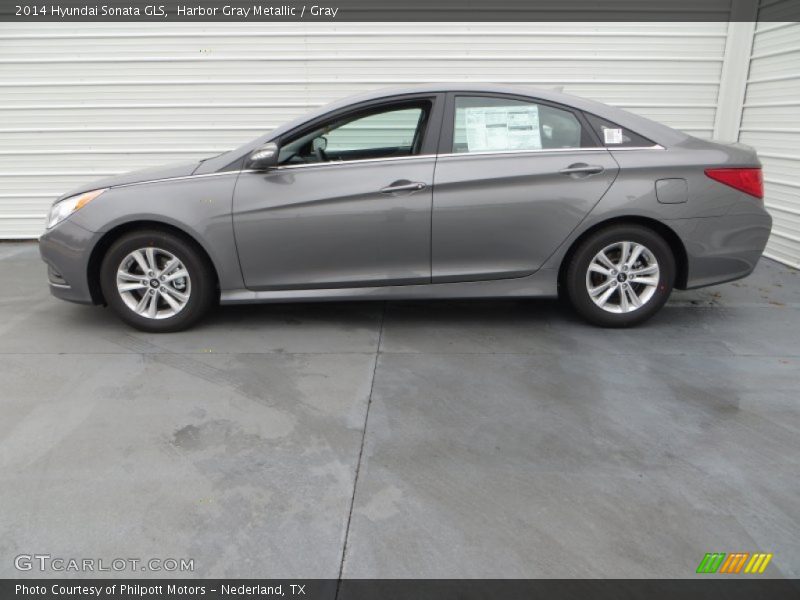 Harbor Gray Metallic / Gray 2014 Hyundai Sonata GLS