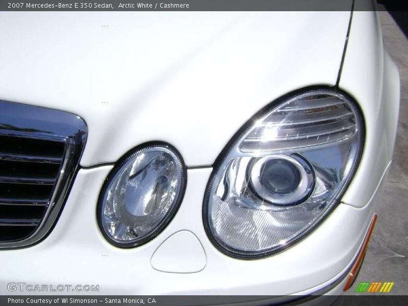 Arctic White / Cashmere 2007 Mercedes-Benz E 350 Sedan
