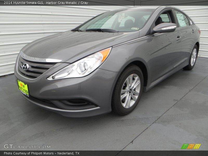 Harbor Gray Metallic / Gray 2014 Hyundai Sonata GLS