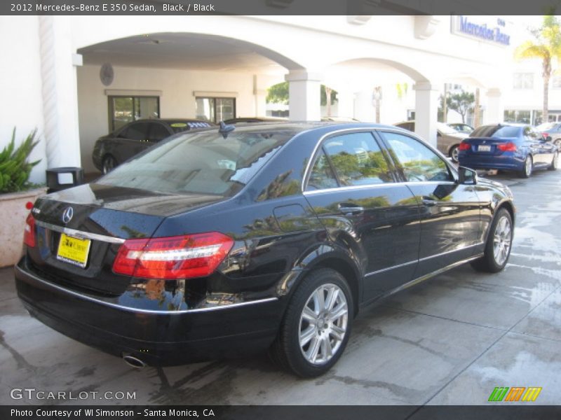 Black / Black 2012 Mercedes-Benz E 350 Sedan