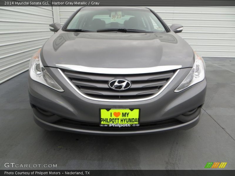 Harbor Gray Metallic / Gray 2014 Hyundai Sonata GLS