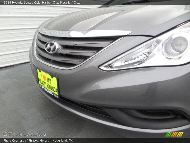 Harbor Gray Metallic / Gray 2014 Hyundai Sonata GLS