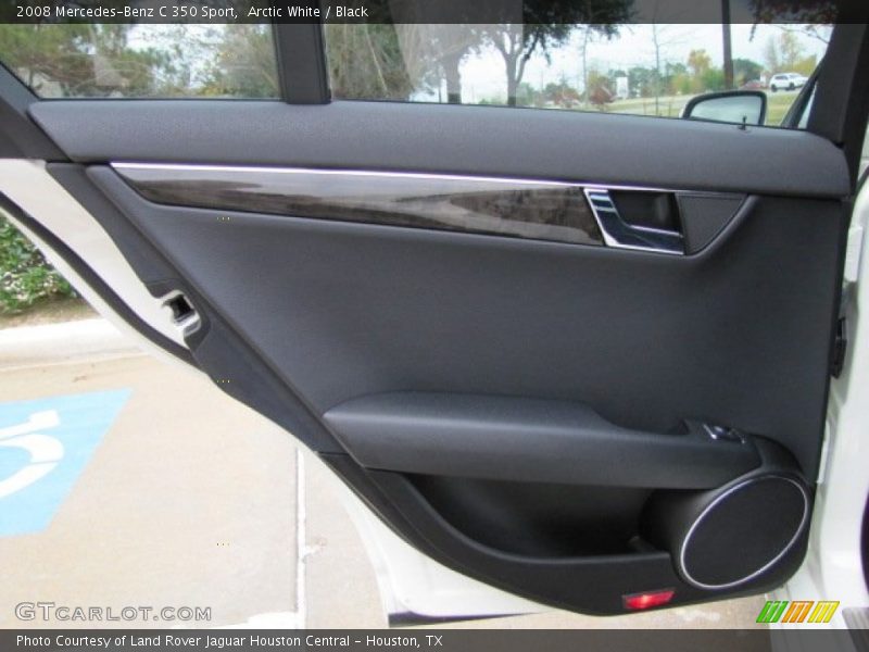 Arctic White / Black 2008 Mercedes-Benz C 350 Sport