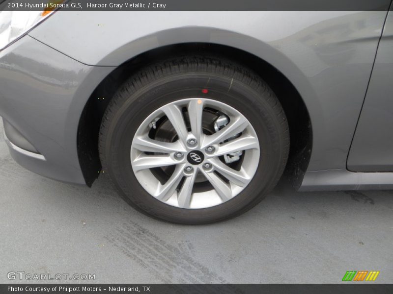 Harbor Gray Metallic / Gray 2014 Hyundai Sonata GLS