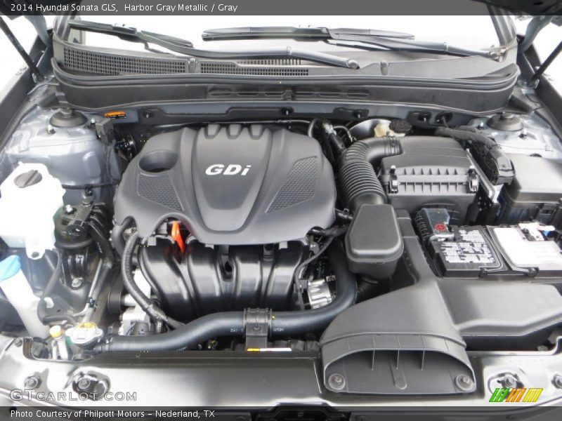 Harbor Gray Metallic / Gray 2014 Hyundai Sonata GLS