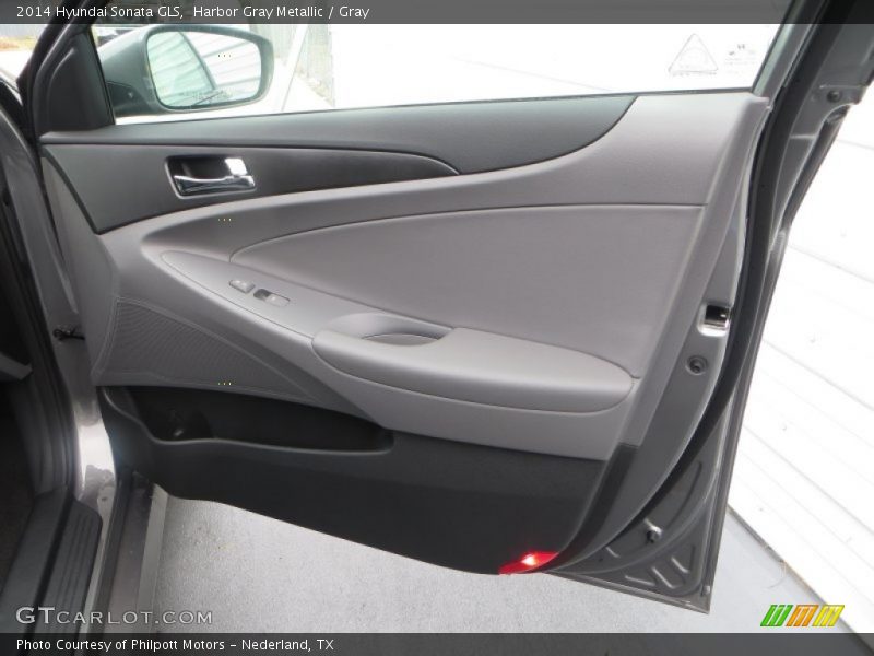 Harbor Gray Metallic / Gray 2014 Hyundai Sonata GLS