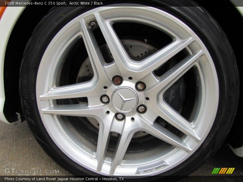 Arctic White / Black 2008 Mercedes-Benz C 350 Sport
