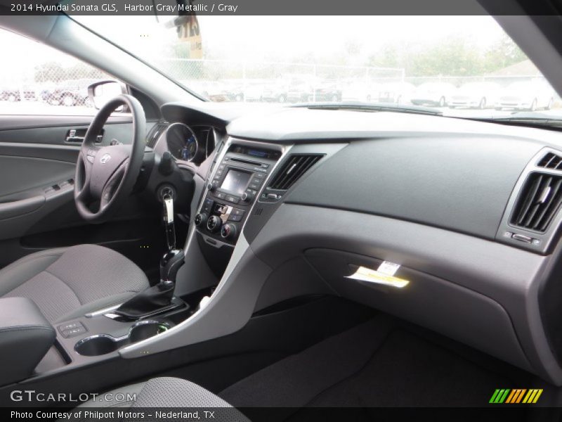 Harbor Gray Metallic / Gray 2014 Hyundai Sonata GLS