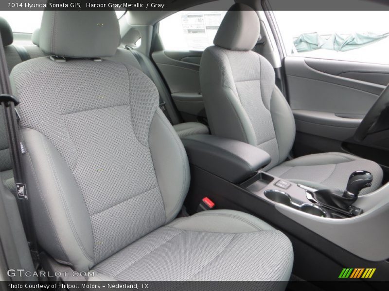 Harbor Gray Metallic / Gray 2014 Hyundai Sonata GLS